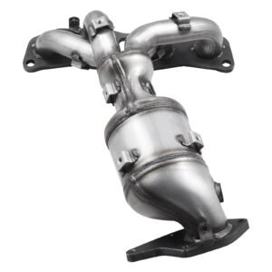 catalytic converter, compatible with nissan altima 2007 2008 2009 2010 2011 2012 2013 2.5l l4, front, replacement oe 674 933, stainless steel high flow converter, for exhaust gas purification