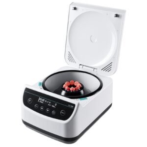 Centrifuge Machine, 100-1900xg RCF Electric Laboratory Centrifuge Machine with 1 Rotor for 2/5/10/15ml Tube Capacity, Low Speed 500-4000rpm with Timer, Widely Used in Various Experiments