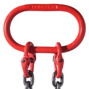 chain sling, 5/16 inch x 5 ft lifting chains with hooks, g80 engine chain hoist lifts, 6600 lbs/3 ton capacity lifting sling chains for engine hoist, engine lift chain with 2 leg grab hooks
