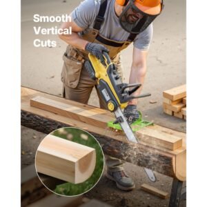 chainsaw mill, adjustable 2 6 in width, vertical lumber cutting guide, portable timber chainsaw attachment, heavy duty cast iron sawmill tool cutting supplies for builders woodworkers