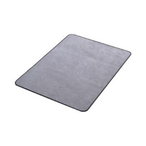 Chair Mat, 36 x 48-inch Office Chair Mat for Hard Floors, Floor Protector for Rolling Chairs, Corduroy Surface, Non-Slip & Easy to Clean, Smooth Glide Under Desk Rug for Home Office (Grey)