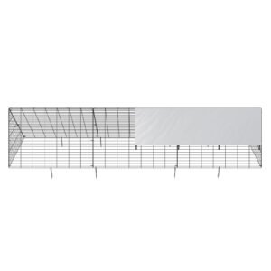 chicken tunnels, 118.1 x 28 x 24.2 inch (lxwxh) chicken tunnels for yard, portable chicken tunnels for outside easy installation, chicken coop run, suitable for chickens, ducks, rabbits