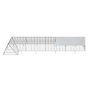 chicken tunnels, 157.5 x 39.4 x 24.2 inch(lxwxh) chicken tunnels for yard, portable chicken tunnels for outside with corner frames, chicken coop run, suitable for chickens, ducks, rabbits