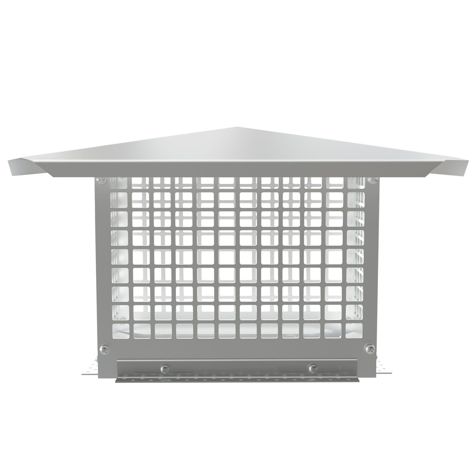 chimney cap, 8" x 13" flue caps, 304 stainless steel fireplace chimney cover, adjustable metal spark arrestor with bolts screws, mesh chimney flue cover for outside existing clay flue tile
