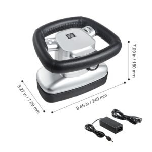chiropractic massager, 400 4600rpm variable speed professional vibrating massager, handheld chiropractic orbital body massager for back, neck, shoulder muscle relief