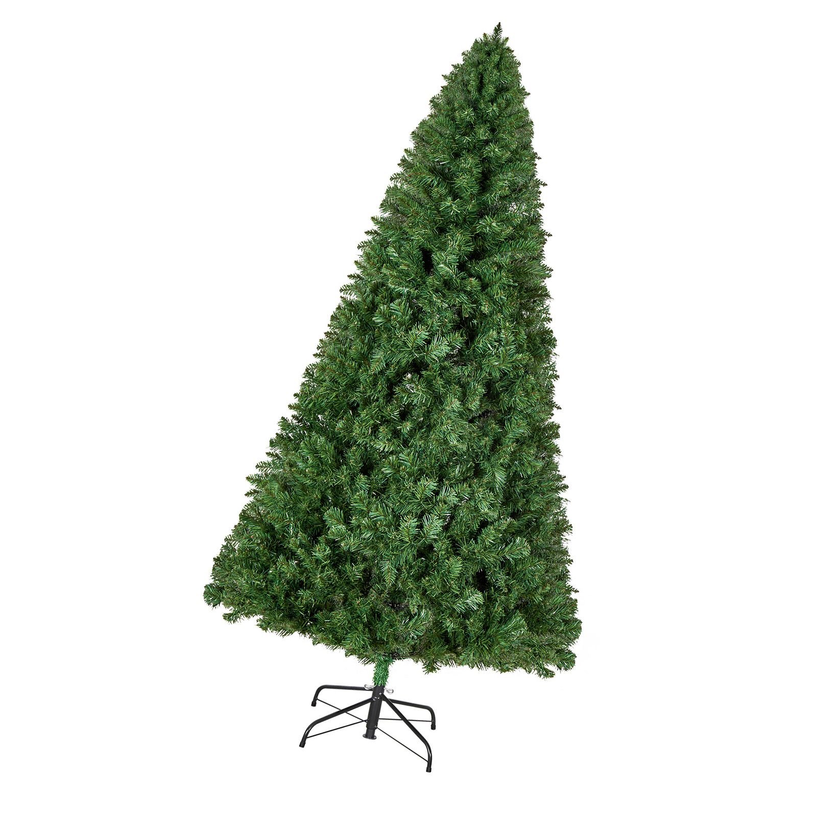 christmas tree, 6ft artificial xmas tree, full holiday decor trees with 1250 branch tips & sturdy metal base for home party office decoration