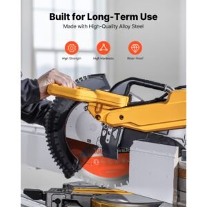 circular saw blade, 7 1/4 inch diameter, 48 sharp alloy teeth, 5/8 inch arbor, fine finish, metal cutting blade for circular saw, with noise reducing heat vents, for cutting steel and aluminum
