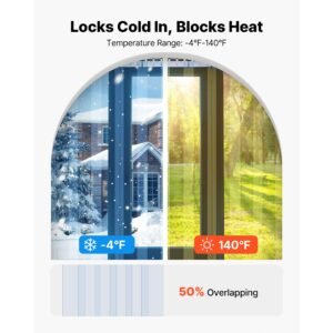 clear pvc strip curtain, 84 in height x 36 in width x 0.08 in thickness, 6 pcs walk in freezer cooler curtain strips, smooth waterproof plastic door strips for warehouse, freezer, garage doors
