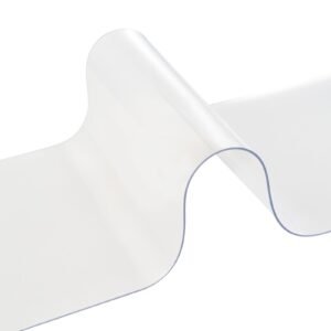 clear pvc strip curtain, 84 in height x 36 in width x 0.08 in thickness, 6 pcs walk in freezer cooler curtain strips, thermal insulating plastic door strips for warehouse, freezer, garage doors