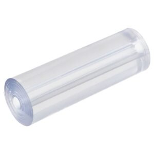 clear pvc strip curtain, 84 in height x 38 in width x 0.08 in thickness, 6 pcs walk in freezer cooler curtain strips, thermal insulating plastic door strips for warehouse, freezer, garage doors