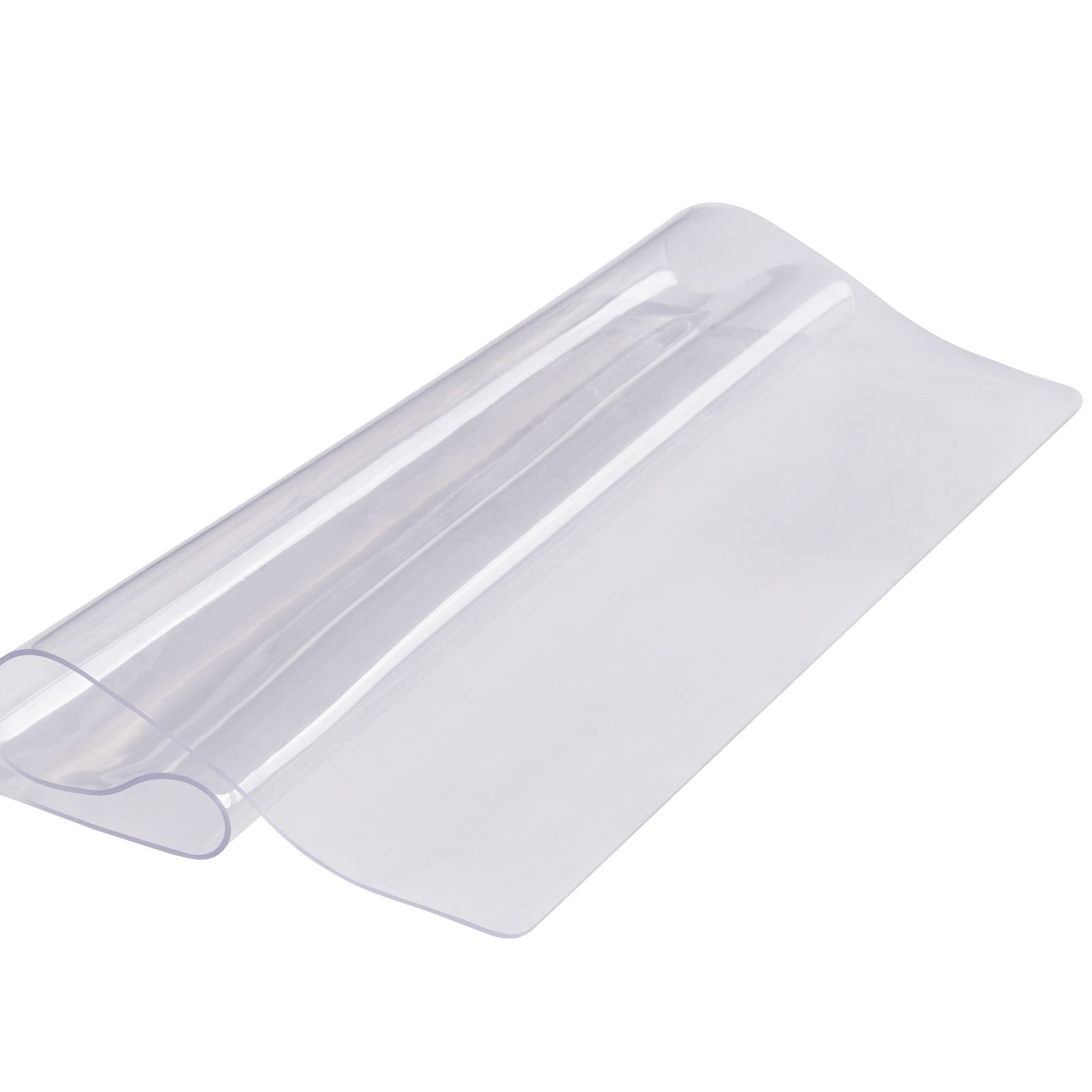clear table cover protector, 12" x 12"/305 x 305 mm table cover, 1.5 mm thick pvc plastic tablecloth, waterproof desktop protector for writing desk, coffee table, dining room table