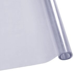 clear table cover protector, 36" x 72" rectangle table cover, 1.5 mm thick pvc plastic tablecloth, waterproof desktop protector for writing desk, coffee table, dining room table
