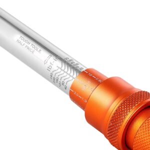 click torque wrench set, 1/4inch drive, 20 240 lbf in / 2.3 27.1n.m, dual direction and dual range scales, 72 tooth, ±3% high precision, with bits, sockets, adapters, extension bar, orange