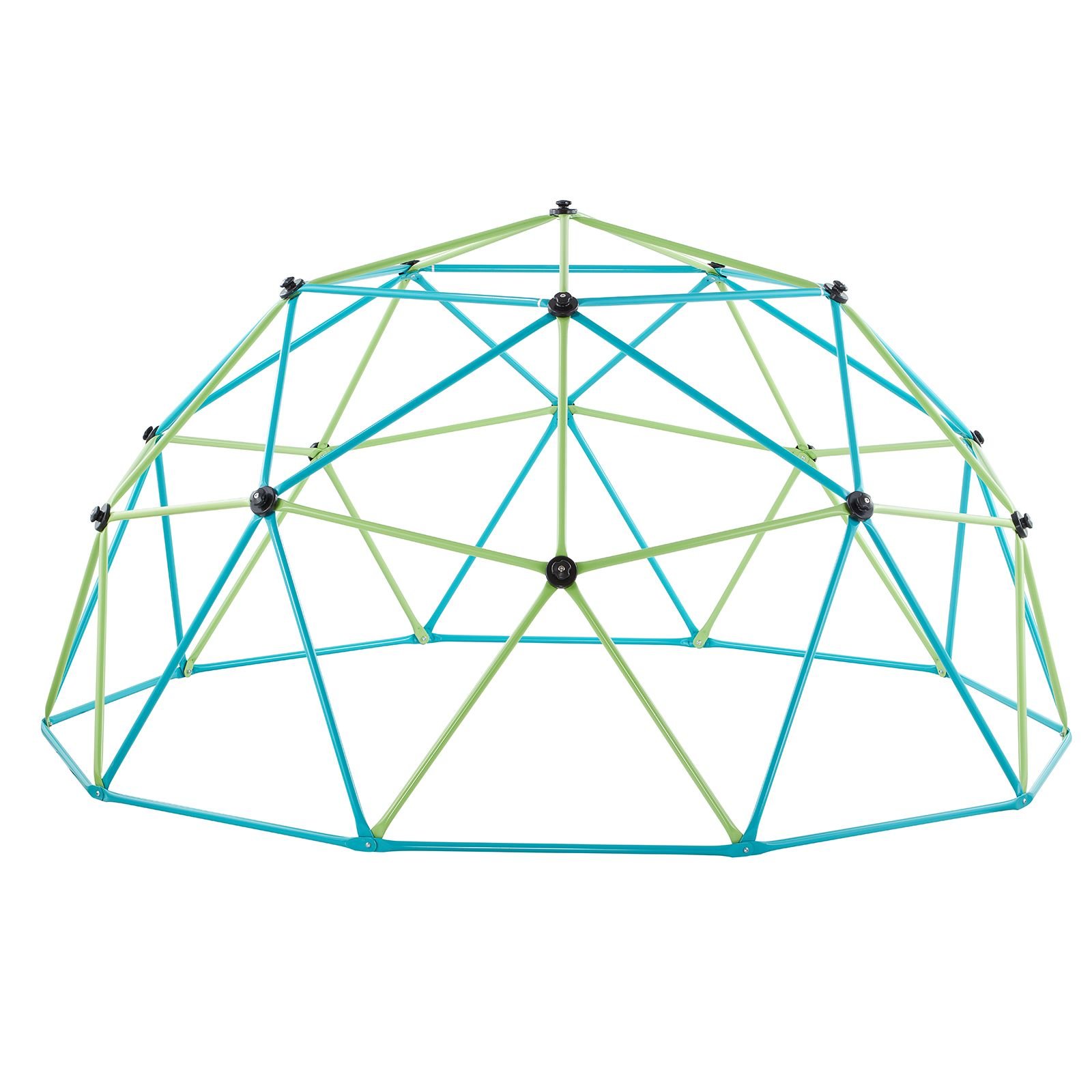 climbing dome, 10ft geometric dome climber with saucer swing, 1000lbs loading kid's jungle gym playground, easy assembly outdoor backyard climbing equipment for boys girls 3 to 10 years old
