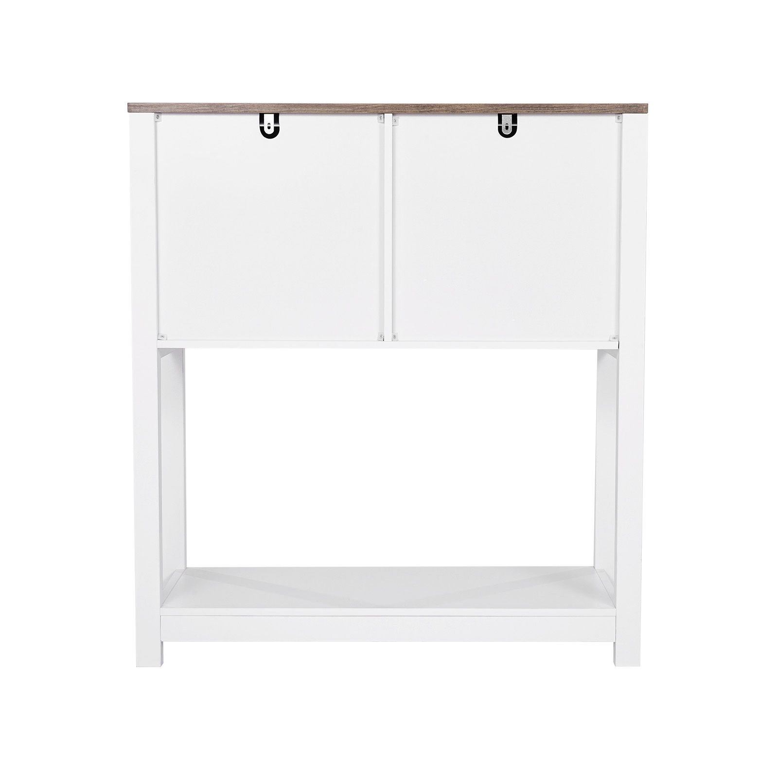 coffee bar cabinet, 31.5 x 13.8 x 34.6 in farmhouse coffee bar cabinet with 3 tier storage, coffee bar table with magnet doors, farmhouse sideboard buffet cabinet for living room, entryway