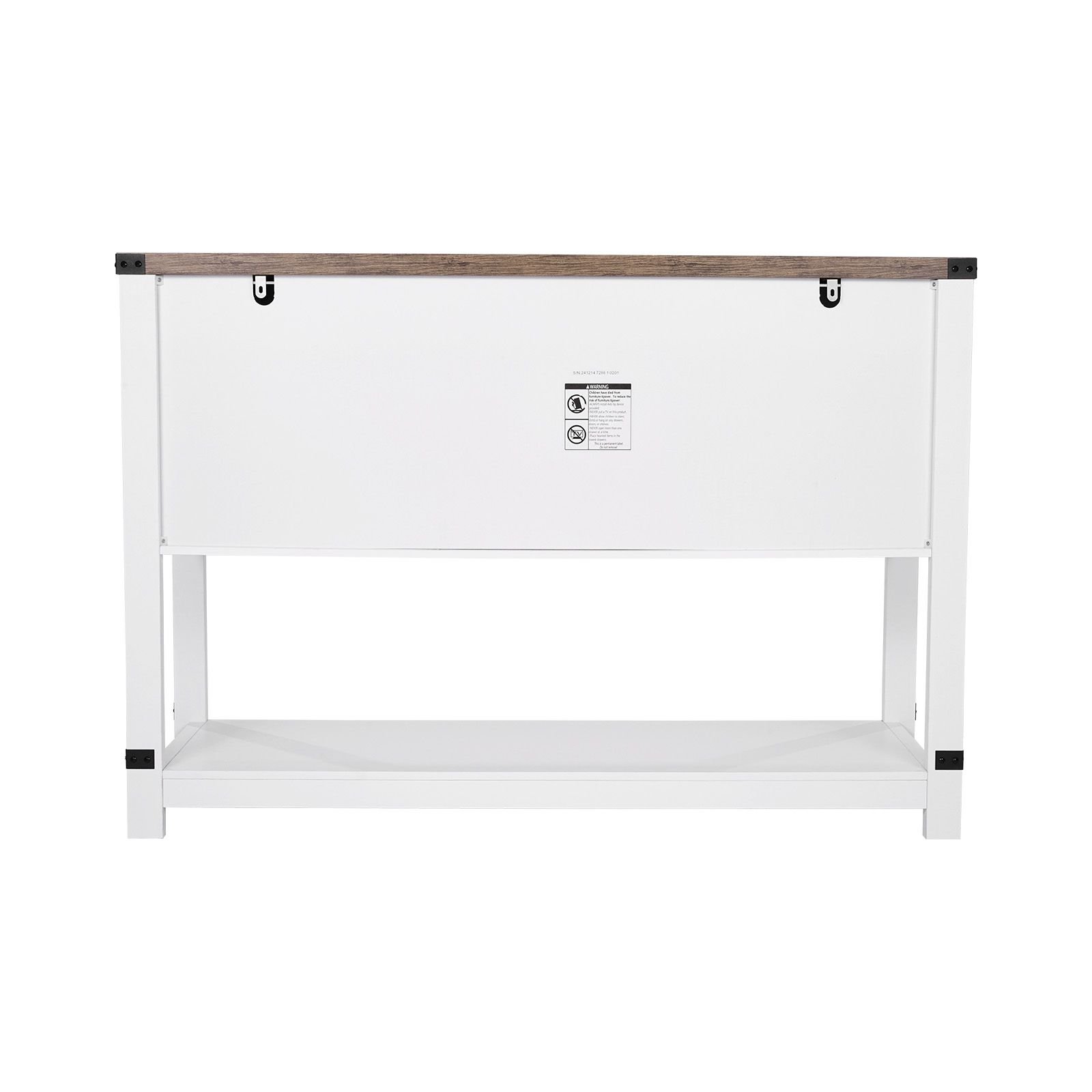 coffee bar cabinet, 47.3 x 15.7 x 32.7 in farmhouse coffee bar cabinet with 4 tier storage, coffee bar table with barn doors, farmhouse sideboard buffet cabinet for living room, entryway