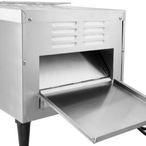 commercial conveyor toaster, 300 slices/hour conveyor belt toaster, heavy duty stainless steel commercial toaster oven, electric restaurant commercial toaster for toast bun, bagel, bread