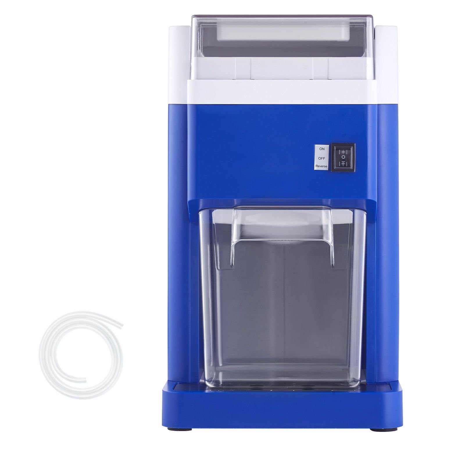 commercial ice shaver machine, 1.91qt /1.8l large electric snow cone machine, fine & fluffy with 300w motor, stainless steel blades, shaved ice maker for dessert shop home party restaurant, blue