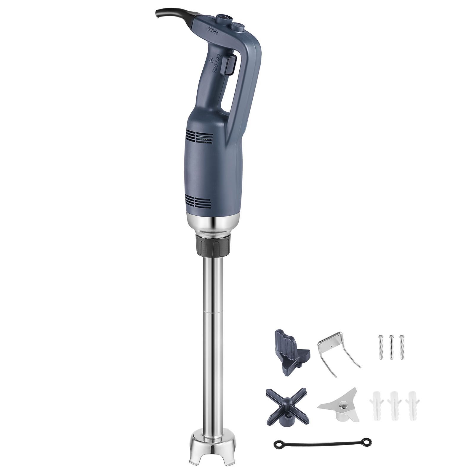 commercial immersion blender, 350w heavy duty hand mixer, 20 inch stepless variable speed mixer with stainless steel blade, multi purpose portable mixer for soup, sauces, mashed potatoes, cream