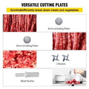 commercial stainless steel 450lbs meat grinder blade plate sausage stuffer fda