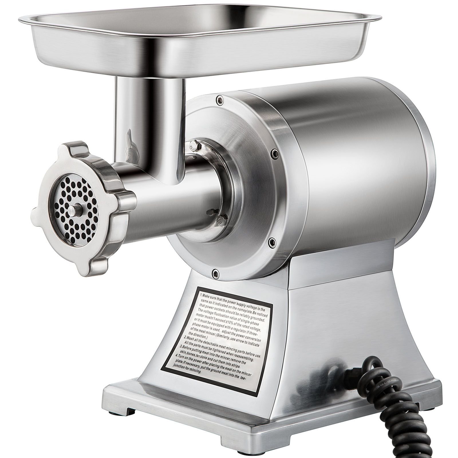 commercial stainless steel 450lbs meat grinder blade plate sausage stuffer fda