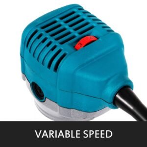 compact router 1.25hp with fixed base, plunge base and tilt base, variable speed wood router kit max torque 30,000rpm 800w for woodworking & furniture manufacturing