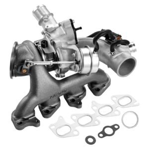 complete turbo turbocharger chevy chevrolet cruze 2011 2015 with gasket kit and solenoid valve, sonic 2012 2020 & trax 2013 2021 & buick encore 2013 2021 turbo charger compatible 1.4l