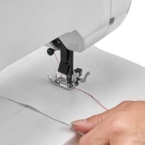 computerized sewing machine, 60 stitch applications, with led screen, foot pedal and led light, heavy duty metal frame, digital sewing machine with powerful motor for crafts and mending
