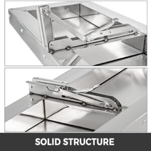 concession shelf 48l x 12w inch stainless steel drop down folding serving food shelf stand serving for concession trailer serving window