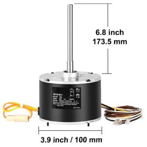 condenser fan motor 5kcp39egs070s, 5kcp39egy823s, 1/4 hp 208 230v, 1100rpm, oem standard upgraded replacement condenser motor reversible rotating, explosion proof cbb65 5μf/370v capacitor
