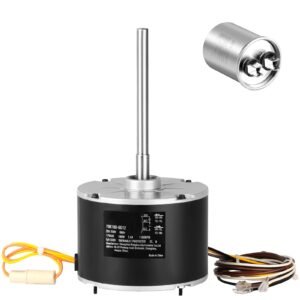 condenser fan motor 5kcp39egs070s, 5kcp39egy823s, 1/4 hp 208 230v, 1100rpm, oem standard upgraded replacement condenser motor reversible rotating, explosion proof cbb65 5μf/370v capacitor