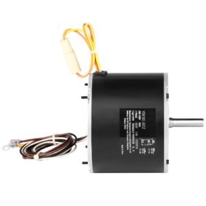 condenser fan motor 5kcp39egs070s, 5kcp39egy823s, 1/4 hp 208 230v, 1100rpm, oem standard upgraded replacement condenser motor reversible rotating, explosion proof cbb65 5μf/370v capacitor