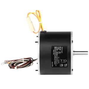 condenser fan motor k55hxjkl 2918, 51 23055 11, 1/5 hp 208 230v, 1075rpm, oem standard upgraded replacement condenser motor reversible rotating, explosion proof cbb65 5μf/370v capacitor