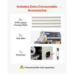 continuous bag band sealing machine, 0.24 0.47 in seal width, horizontal band sealer machine with ink printing, temp & speed adjustable, heat sealing machine for 0.001 0.03 in plastic bags