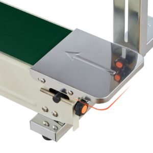 continuous bag band sealing machine, 0.24 0.47 in seal width, vertical band sealer machine with roller printing , temp & speed adjustable, heat sealing machine for 0.001 0.03 in plastic bags