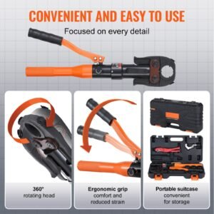copper pipe crimping tool, hydraulic driven press tool with 1/2", 3/4", 1" jaws, copper tube fittings pipe crimpers for narrow spaces and tee fittings