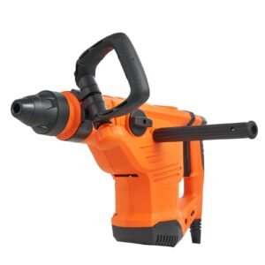 corded hammer drill, 1600w 175 350rpm electric demolition drills, 2 inch sds max rotary hammer driver, 3 functions chipping power tool kit for concrete, drilling wood plastic