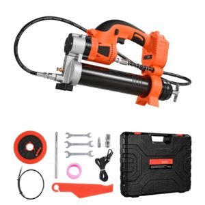 Cordless Grease Gun, 8000 PSI Max Pressure, Electric Grease Gun with LED Light & 35.4-inch Long Hose, Compatible with 18V Makita Batteries, Suitable for Greasing Vehicles or Machines(Tool Only)