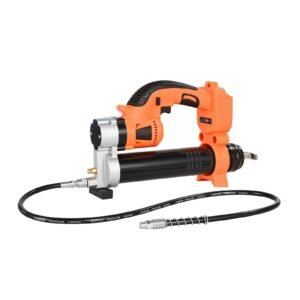 cordless grease gun, 8000 psi max pressure, electric grease gun with led light & 35.4 inch long hose, compatible with 18v makita batteries, suitable for greasing vehicles or machines(tool only)