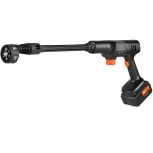 cordless pressure washer, 652 psi 1.0 gpm portable power cleaner, handheld high pressure car washer gun with 4.0ah battery, charger, 6 in 1 nozzle, for home/floor cleaning & watering
