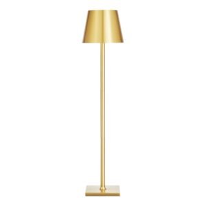 cordless table lamp, 2 pack, 5200mah built in rechargeable battery desk lamp, stepless dimming up, 3 adjustable heights, detachable lampshade for bottle, restaurant, bedroom, outdoor, gold