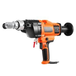 core drill machine, 0.8 6.3in drilling diameter handheld diamond core drill rig with carrying case, 2000w rugged concrete core drill, wet and dry use, for drilling concrete and mixing paint