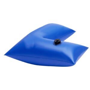 corner pool water tubes, 4 pack 22.4 x 22.2 in, corner winter water bags with leakproof screw cap, 0.4mm heavy duty pvc, cold resistant weights for inground swimming pool covers