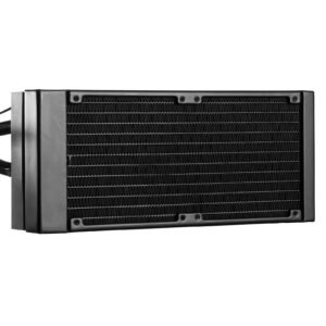 cpu liquid cooler, aio cpu water cooler 3 x 120mm pwn fans, pump & 2.1'' lcd display, max 2200prm black cpu cooling fan, compatible for intel 115x/1366/2011/1700/1200, amd am4/am5