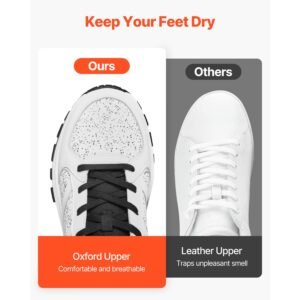 cross training shoes, m width sneakers us size 8, wide toe box shoes with arch support & adjustable lace up, training shoes for running, gymnastics, dog walking, and weightlifting (white)