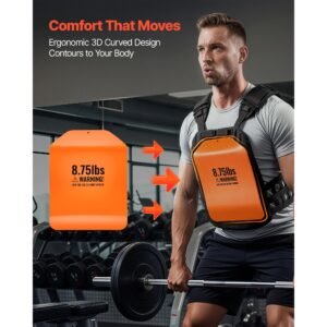 curved weight vest plates, 8.75 lb pairs, premium steel tactical weighted plates for vest, ergonomic design, for strength endurance training, running, jogging, fitness, heavy workouts