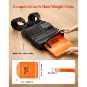 curved weight vest plates, 8.75 lb pairs, premium steel tactical weighted plates for vest, ergonomic design, for strength endurance training, running, jogging, fitness, heavy workouts