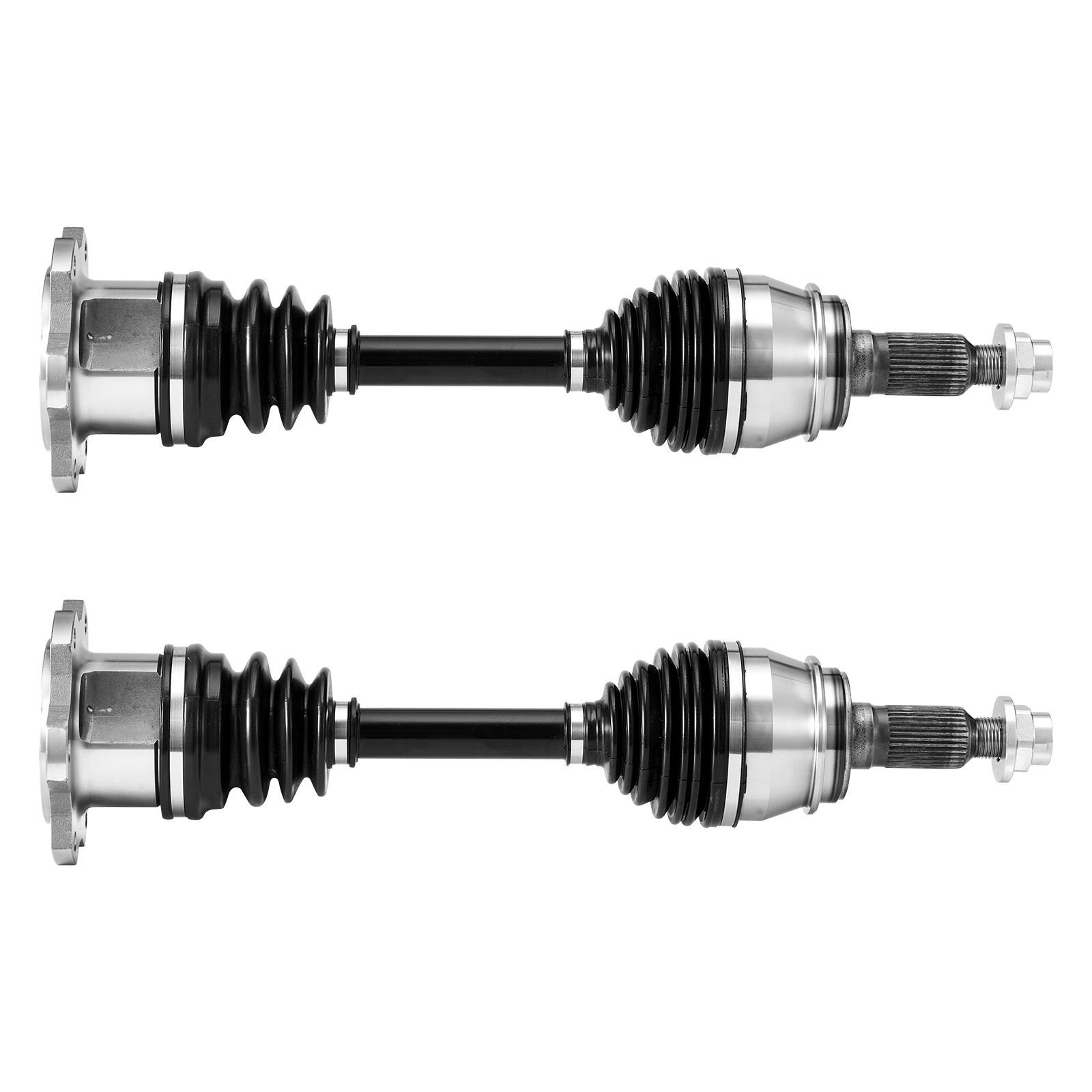 cv axle shaft assembly, 2 pieces front left & right (driver and passenger side), automotive replacement axles pair compatible with 1999 2006 chevrolet silverado 1500, alloy steel & carbon steel