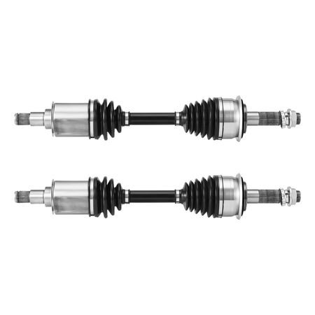 cv axle shaft assembly, 2 pieces front left & right (driver and passenger side), automotive replacement cv joint axles pair compatible with 1996 2002 toyota 4runner, alloy steel & carbon steel