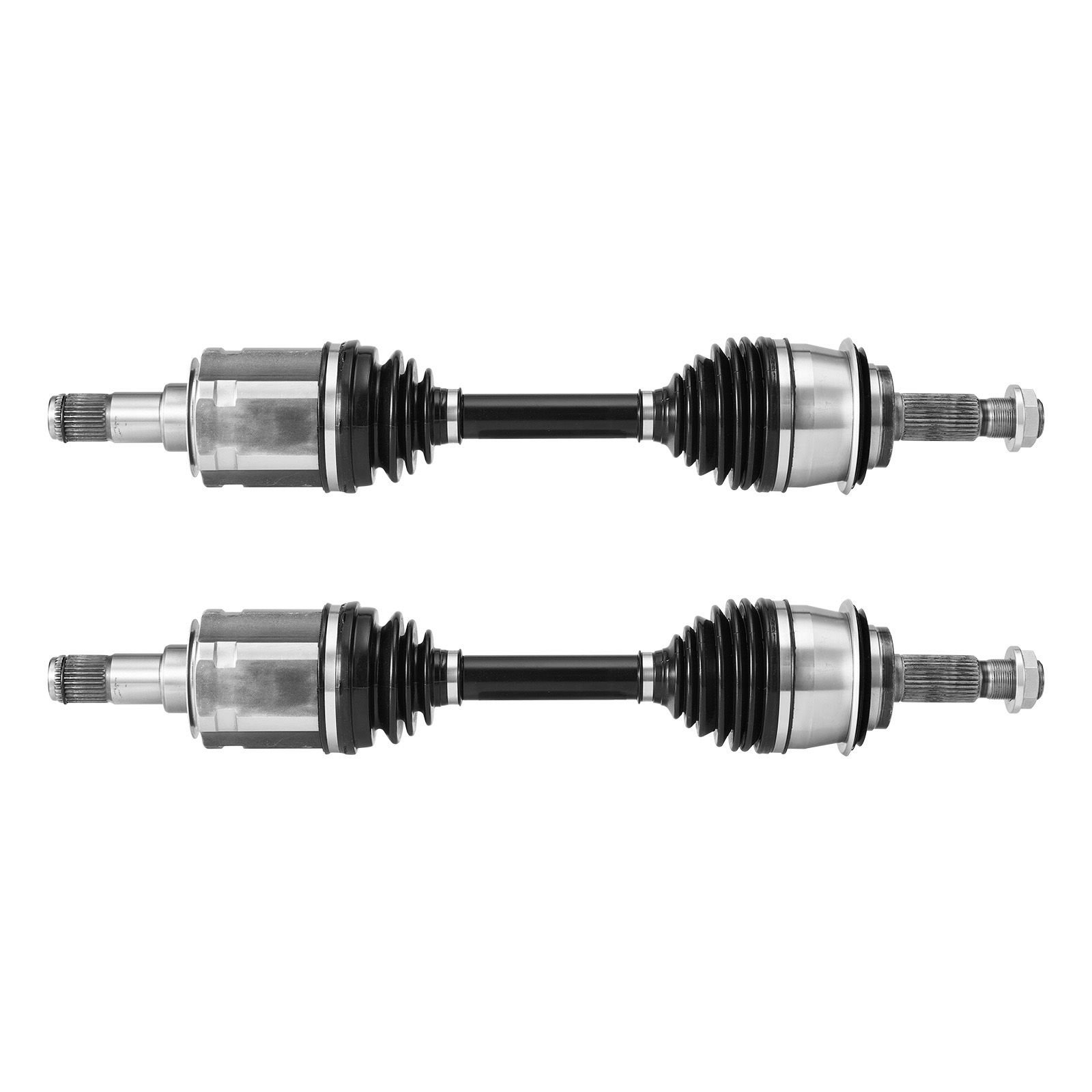 cv axle shaft assembly, 2 pieces front left & right (driver and passenger side), automotive replacement cv joint axles pair compatible with 2003 2022 toyota 4runner, alloy steel & carbon steel
